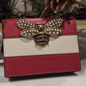 Gucci Queen Margaret Leather Card wallet